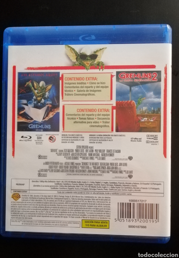 Cine: Gremlins 1 y 2 - Foto 2