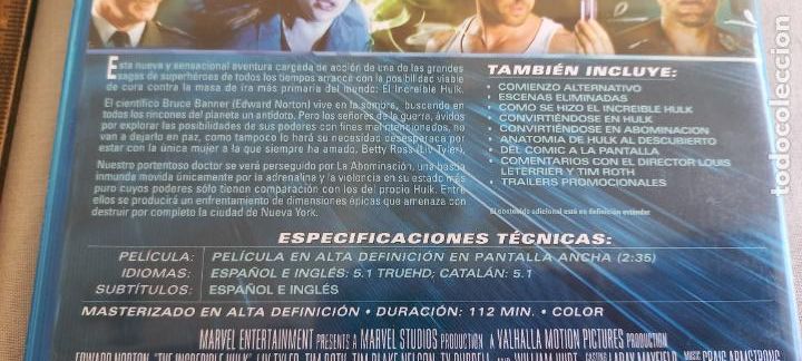 Cine: EL INCREIBLE HULK . BLUE-RAY DISC. - Foto 2