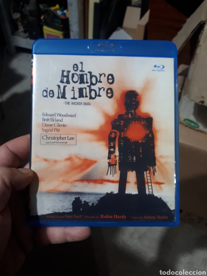 Cine: BLU RAY EL HOMBRE DE MIMBRE CHRISTOPHER LEE - Foto 1