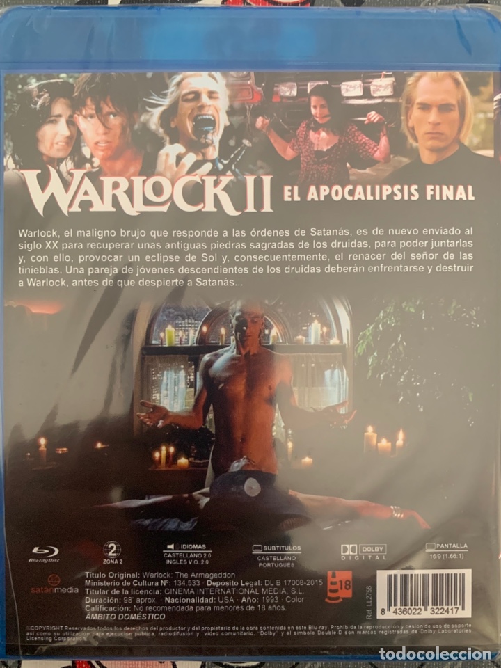 Cine: WARLOCK 2 . BLURAY. PRECINTADA - Foto 2
