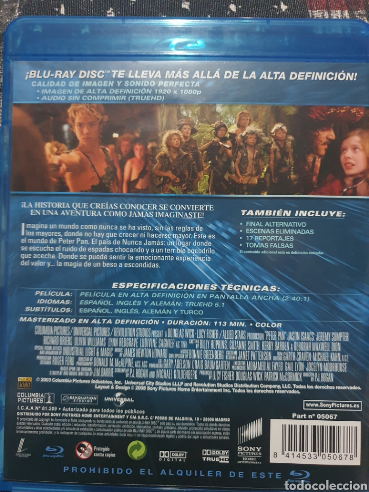 Cine: Peter Pan 2003 Blu-ray - Foto 3