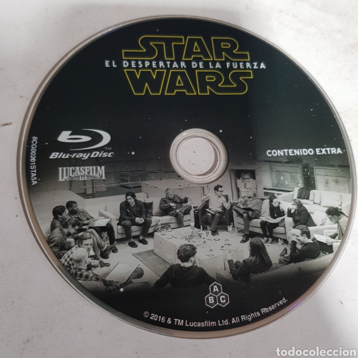 Cine: SB 32 Star Wars el despertar de la fuerza -SOLO DISCO BLURAY
