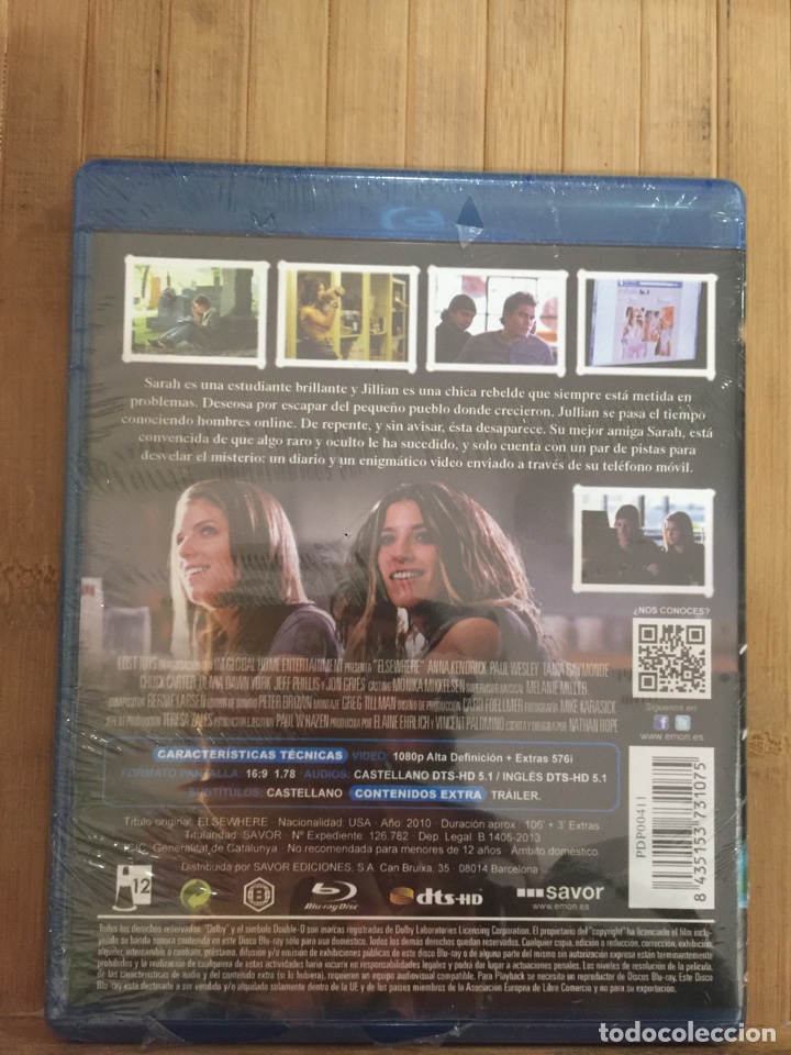 Cine: Elsewhere BLURAY - Precintado - - Foto 2
