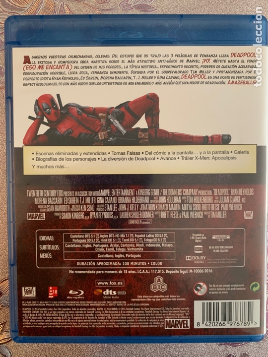 Cine: Deadpool - BLU RAY - Foto 2