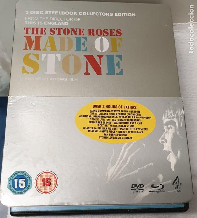 Cine: THE STONE ROSES MADE OF STONE BLURAY EDICI&Oacute;N STEELBOOK 3 DISC