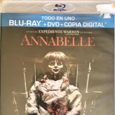 Cine: ANNABELLE (BLU-RAY + DVD + COPIA DIGITAL PRECINTADO) TODO EN UNO. Lote 339804413