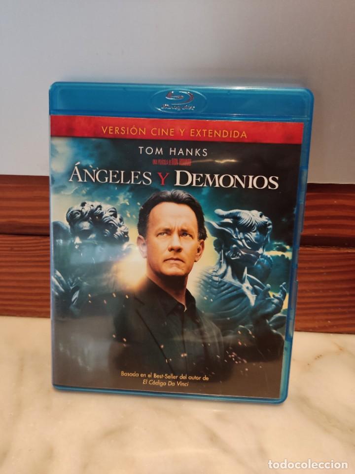 Cine: Blu-ray &aacute;ngeles y demonios versi&oacute;n cine y versi&oacute;n extendida Tom hanks - Foto 1