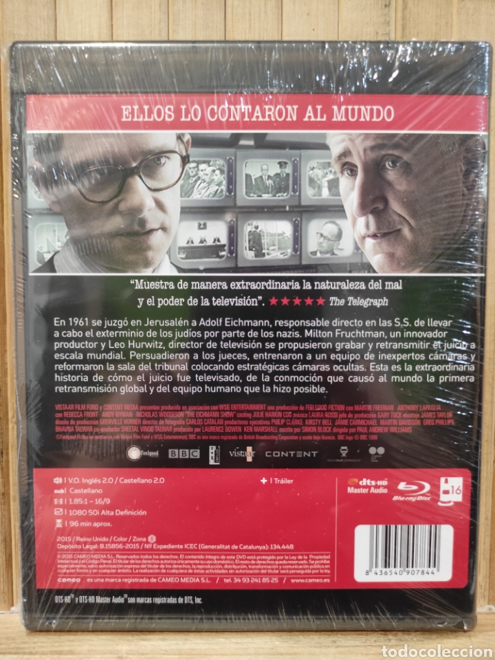 Cine: THE EICHMANN SHOW - BLU-RAY PRECINTADO - Foto 2