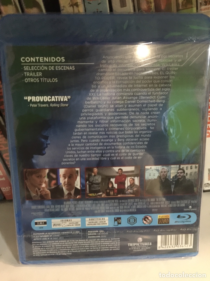 Cine: El Quinto poder BLURAY - Precintado - - Foto 2