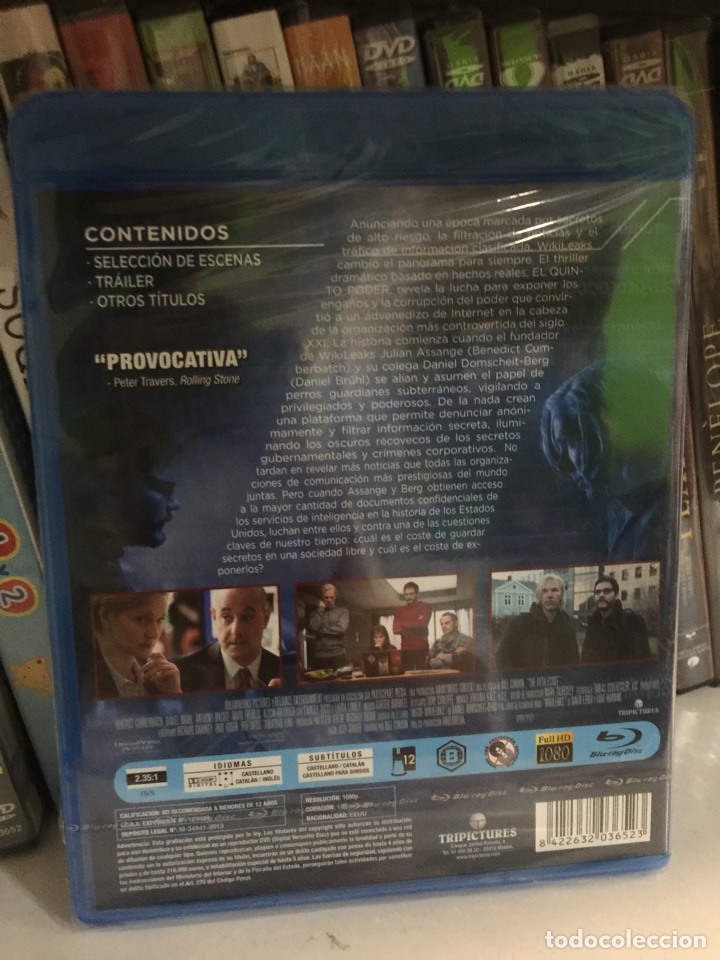 Cine: El quinto Poder BLURAY - Precintado - - Foto 2