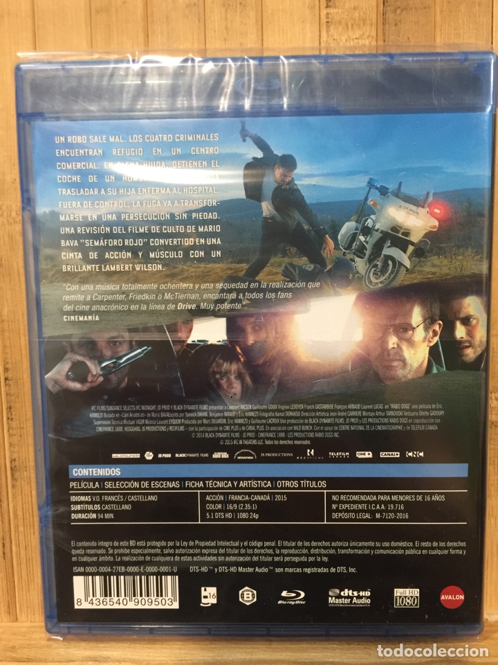 Cine: Perros Rabiosos ( BLU-RAY ) - Precintado - - Foto 2