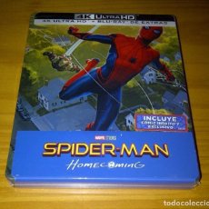 Cine: SPIDER-MAN SPIDERMAN HOMECOMING MARVEL STEELBOOK 4K ULTRA HD UHD + BLU-RAY EXTRAS + CÓMIC PRECINTADO