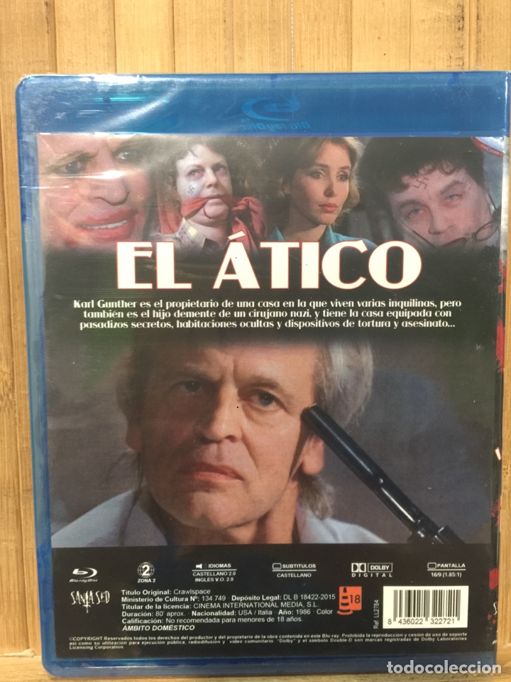 Cine: El &Aacute;tico ( BLU-RAY ) - Precintado - - Foto 2