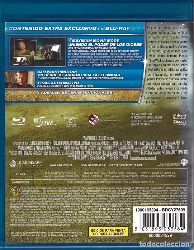 Cine: FURIA DE TITANES (BLURAY + DVD) - Foto 2