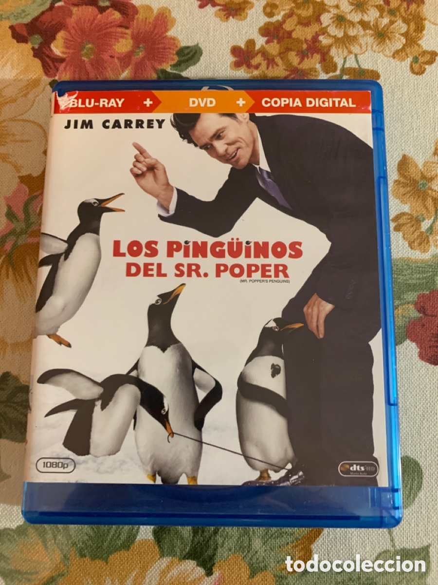 Cine: Blu-Ray + DVD + Copia Digital Los ping&uuml;inos del Sr. Poper.