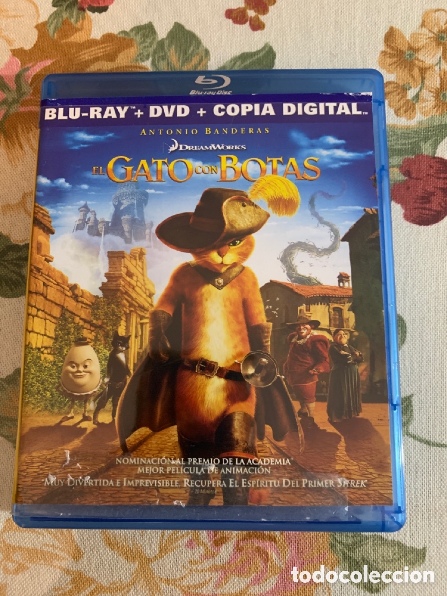 Cine: Blu-Ray + DVD + Copia Digital EL GATO CON BOTAS. - Foto 1