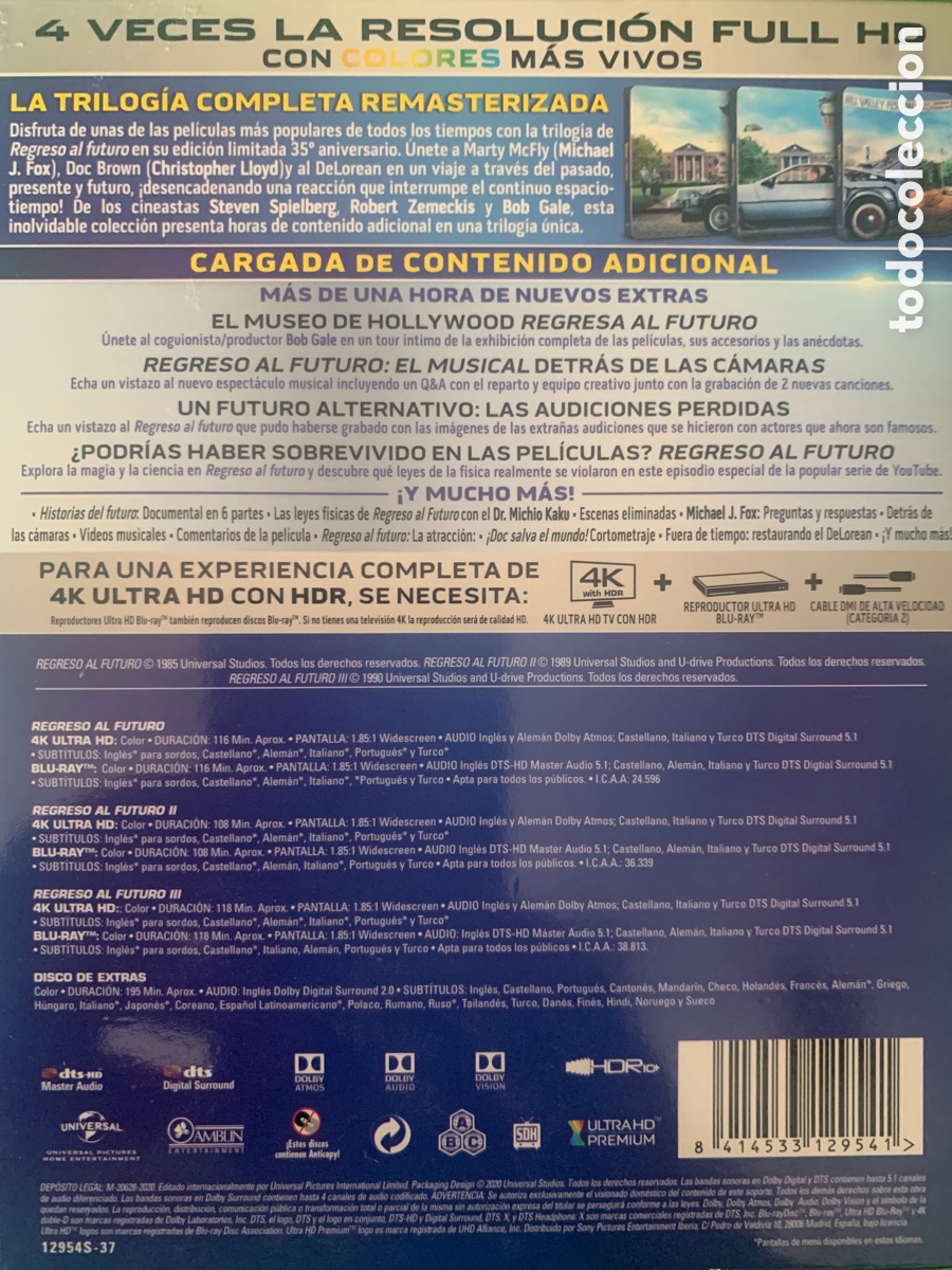 2012 - bluray y dvd - sin disco 4k uhd - edició - Compra venta en  todocoleccion