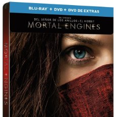 Cine: MORTAL ENGINES - BLURAY STEELBOOK DESCATALOGADO + DVD + DVD DE EXTRAS
