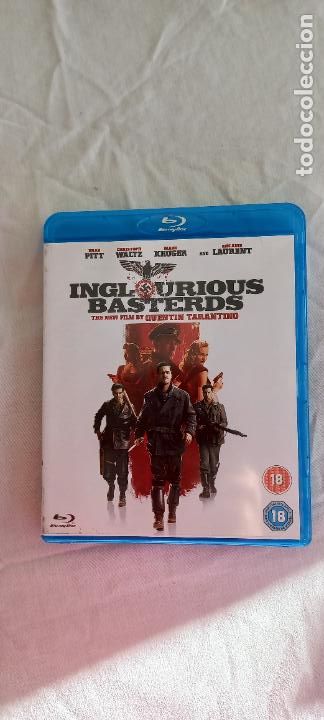 Cinema: INGLOURIOUS BASTERDS. QUENTIN TARENTINO. BRAD PITT. BLU-RAY. BLURAY DISC.