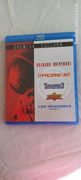 Cine: 4 DISCOS BLU-RAY CIENCIA FICCION: SOLDADO UNIVERSAL CAPRICORNIO UNO, SATURNO 3, ZARDOZ LOS INVASORES