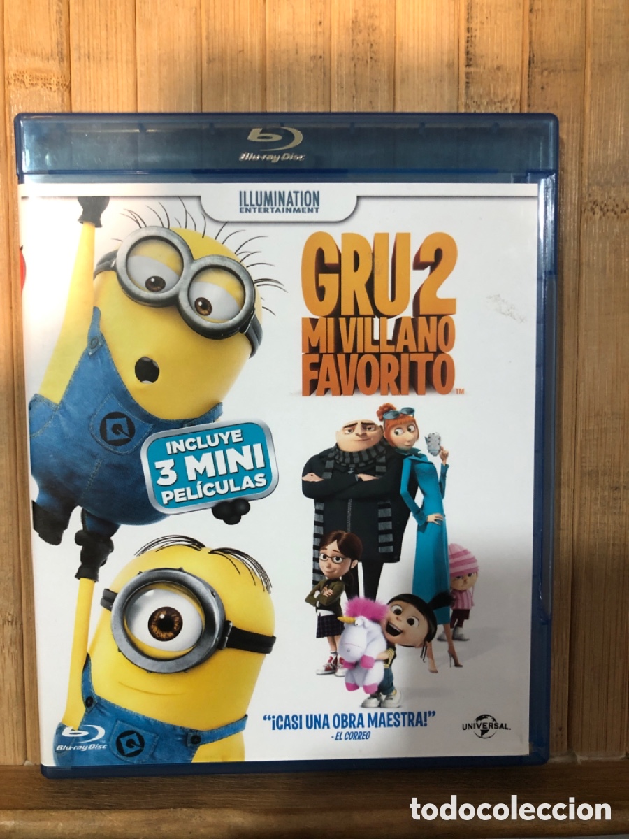 Kino: Gru 2 MI VILLANO FAVORITO BLURAY SEMINUEVO