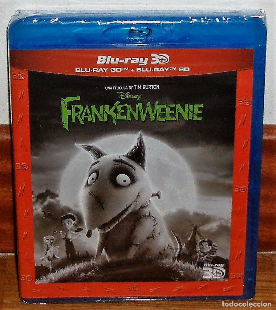 Cinema: FRANKENWEENIE COMBO BLU-RAY 3D+BLU-RAY NUEVO DISNEY PRECINTADO R2