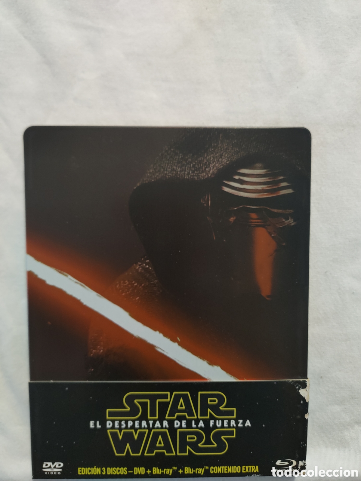 Cine: BRS37 star wars el despertar de la fuerza steelbook BLURAY SEGUNDAMANO