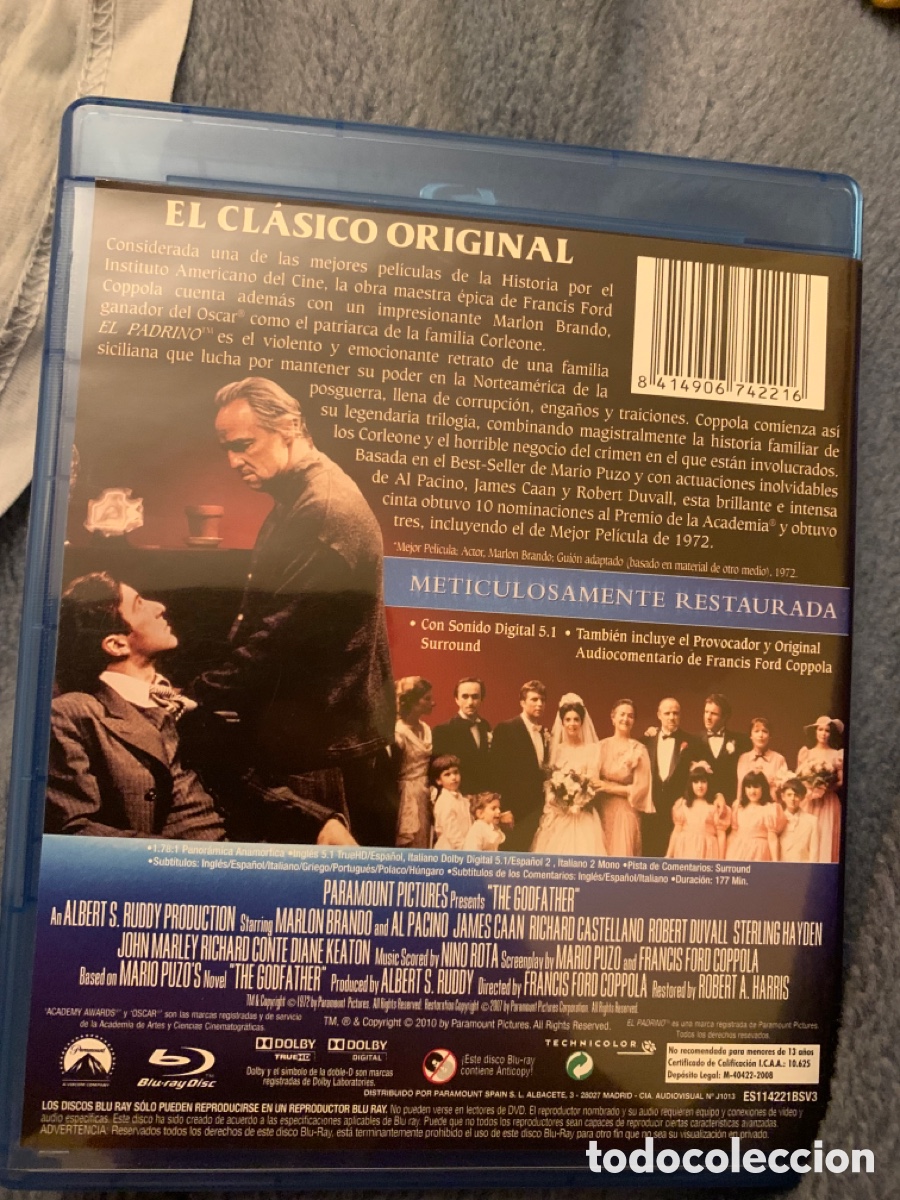 Cine: El padrino blu-ray - Foto 2