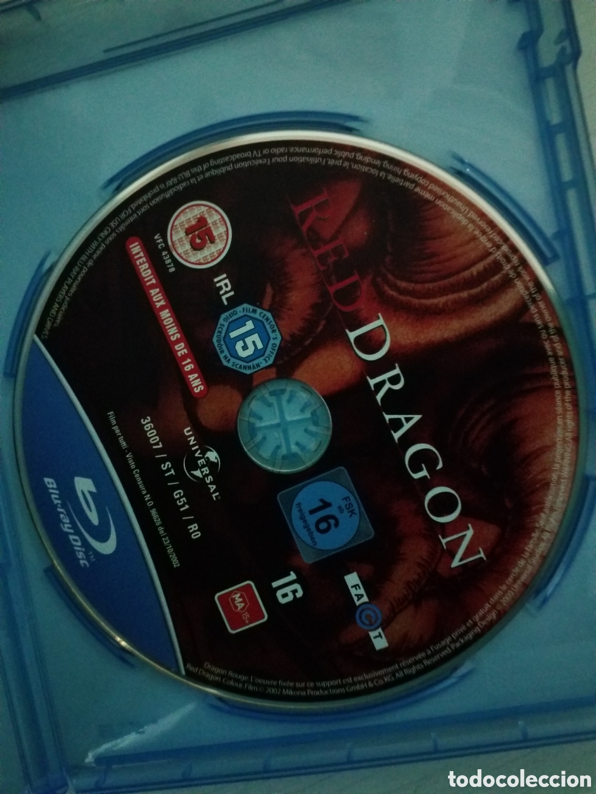 Cine: El Drag&oacute;n Rojo Blu-ray - Foto 2