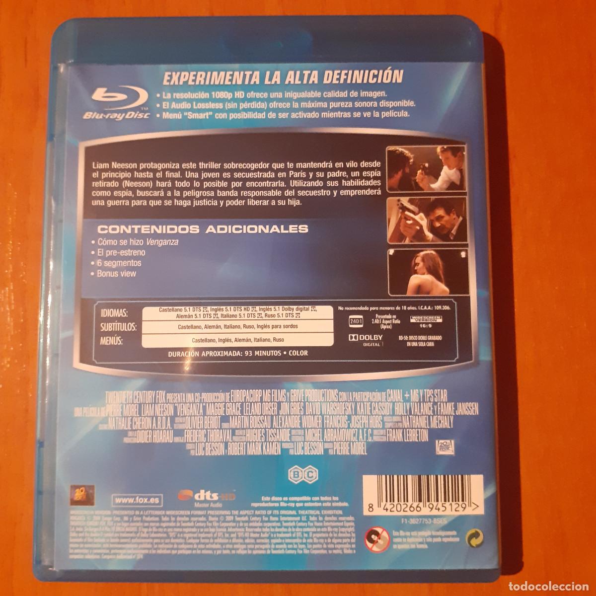 Cine: VENGANZA (LIAM NEESON) BLU-RAY - Foto 2