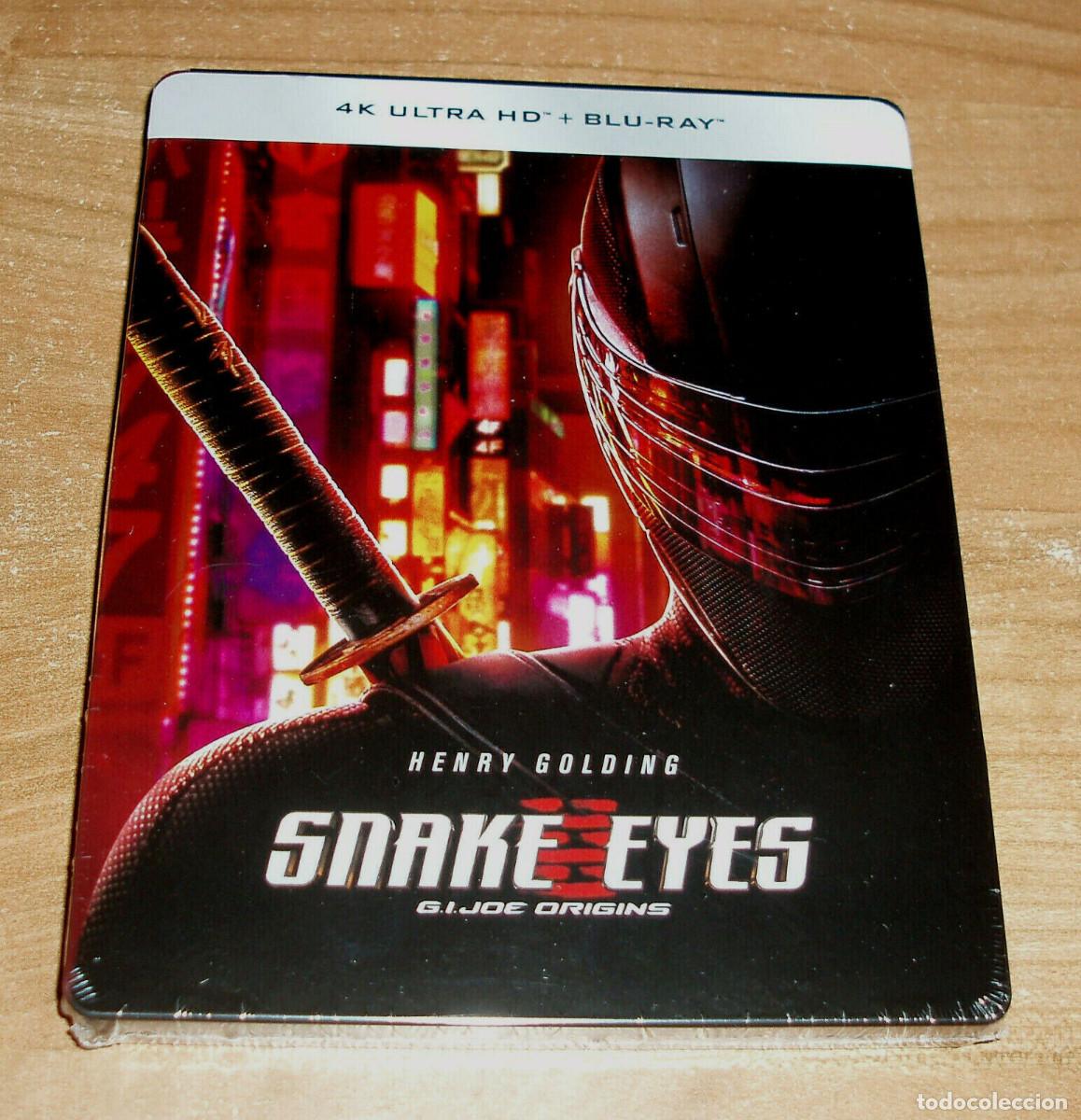 Cine: SNAKE EYES EL ORIGEN (G.I. Joe Origins) 4K UHD+BLU-RAY NUEVO STEELBOOK R2