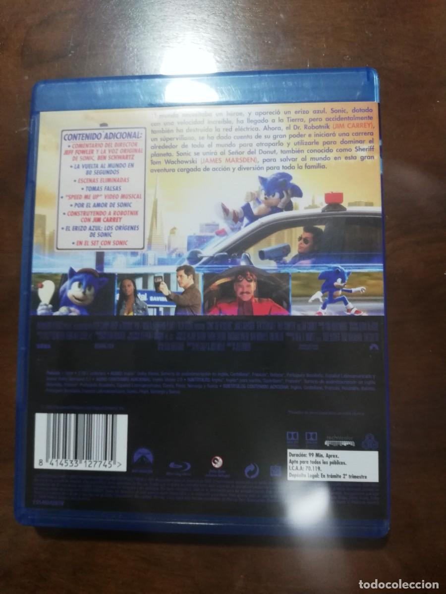 Cine: SONIC LA PELICULA.- Blu-Ray Disc - Foto 2