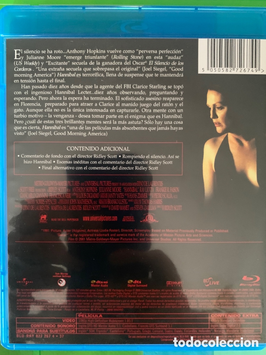 Cine: Hannibal - RIDLEY SCOTT 2001 - Foto 2