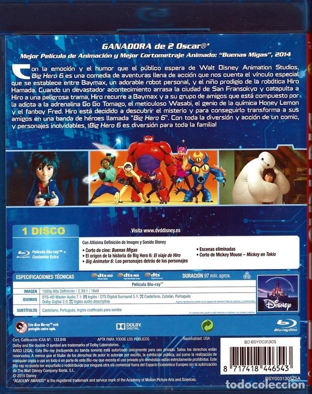Cine: BIG HERO 6 (BLURAY) - Foto 2