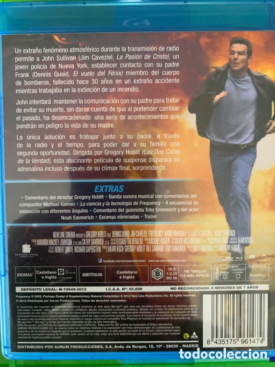 Cine: Frequency - Edicion con castellano e INENCONTRABLE! - Foto 2
