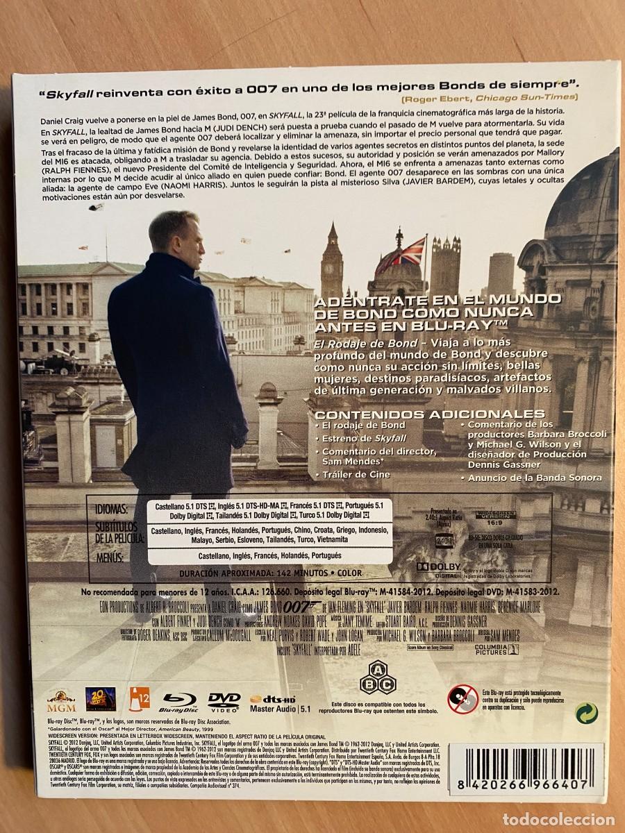 Cine: SKYFALL 007 (SAM MENDES) BLU-RAY+ DVD - Foto 2