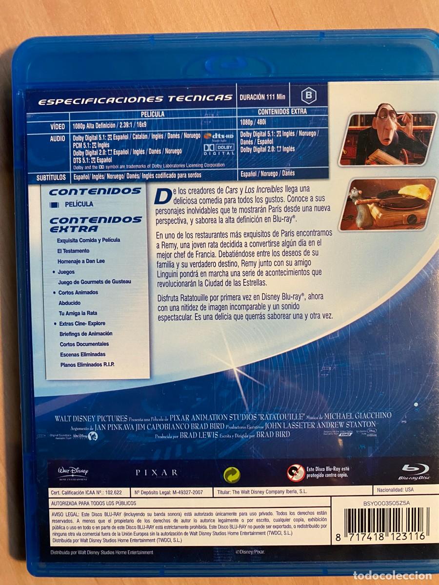 Cine: RATATOUILLE (PIXAR) BLU-RAY - Foto 2