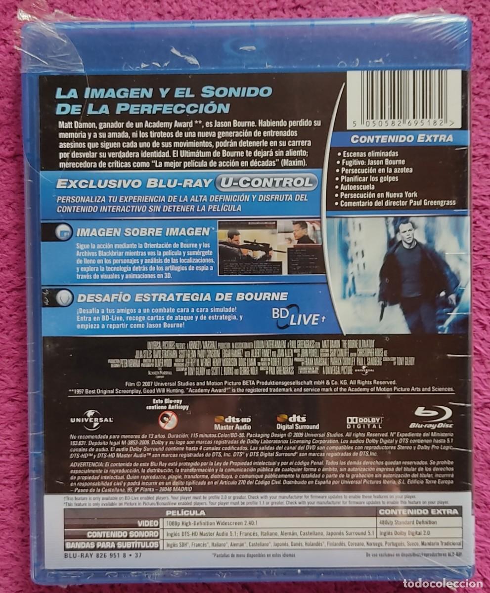 Cine: El ultim&aacute;tum de Bourne ( Blu Ray Precintada) - Foto 2