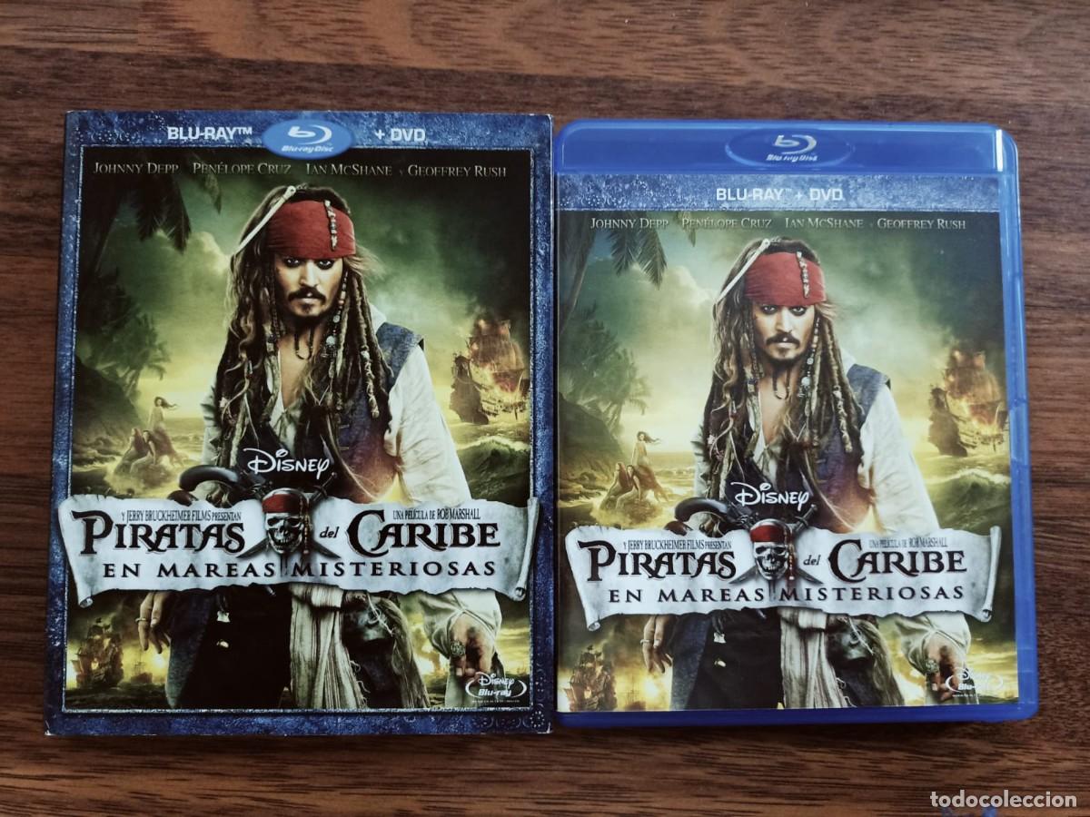 Cine: BLU-RAY PIRATAS DEL CARIBE EN MAREAS MISTERIOSAS. 2 DISCOS. COMO NUEVO