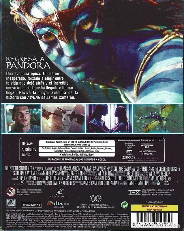 Cine: AVATAR (BLURAY + DVD) - Foto 2