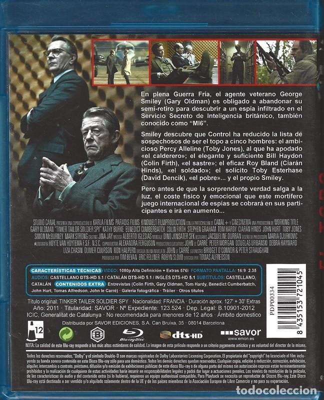 Cine: EL TOPO GARY OLDMAN (BLURAY) - Foto 2