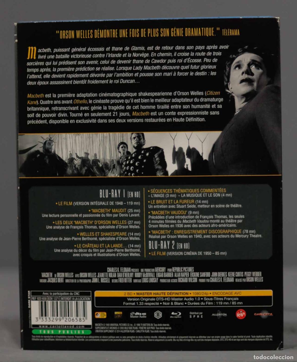 Cine: BLU-RAY. MACBETH - Foto 2