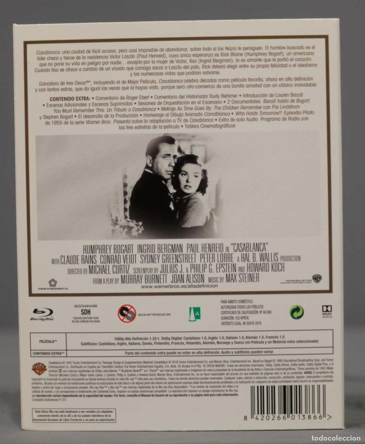 Cine: BLU-RAY. CASABLANCA - Foto 2