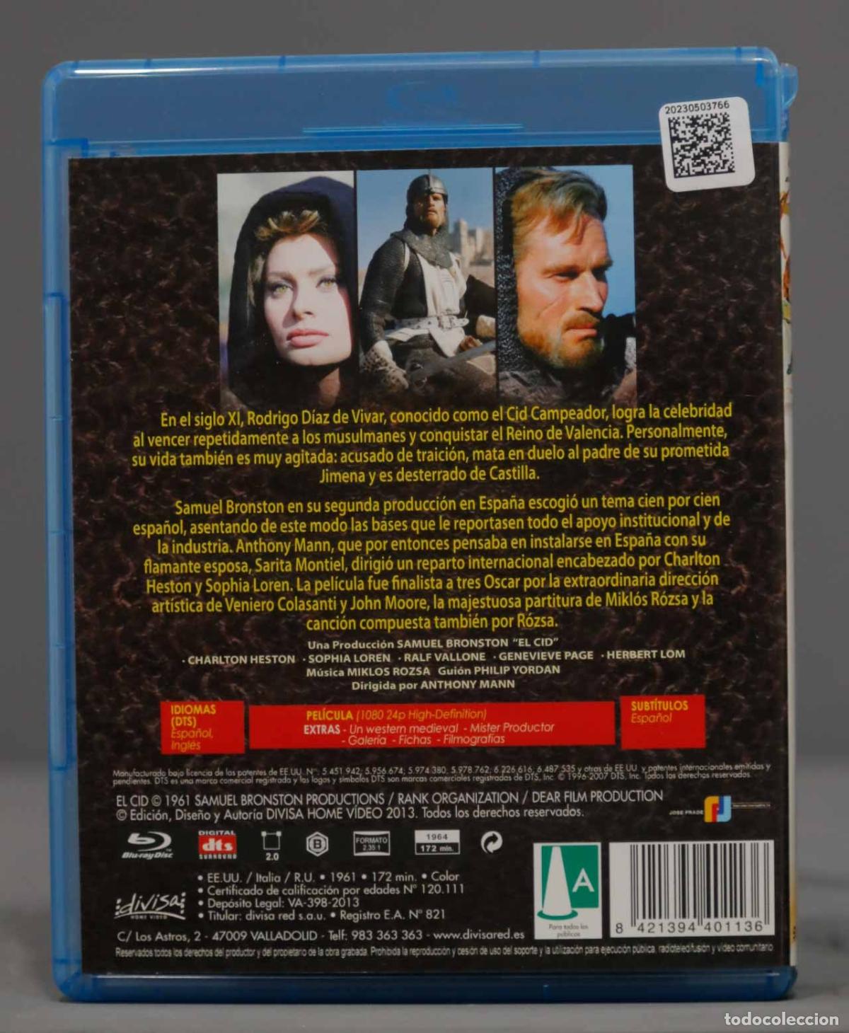 Cine: BLU-RAY. EL CID - Foto 2