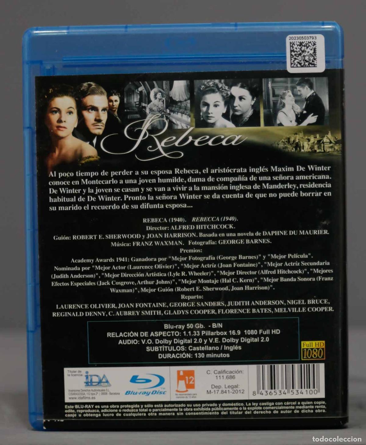 Cine: BLU-RAY. REBECCA - Foto 2