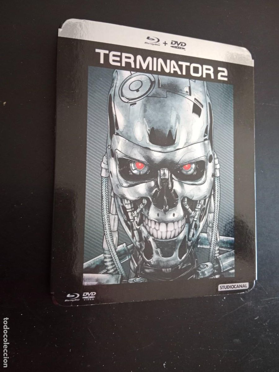 Cine: CD BLU-RAY + DVD EDICION ESPECIAL - TERMINATOR 2 - A. SCHWARZENEGGER - INGLES /FRANCES/ALEMAN