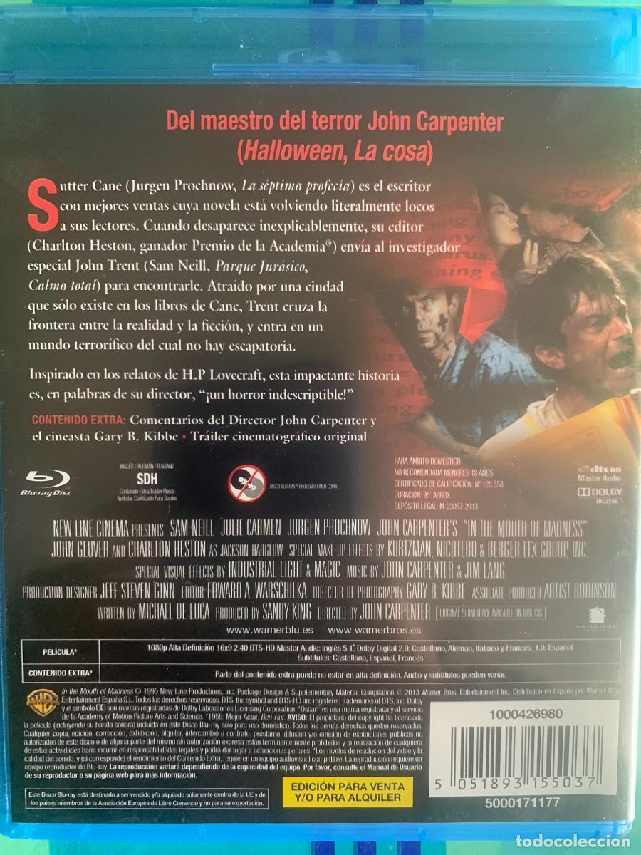 Cine: EN LA BOCA DEL MIEDO (1994, J. CARPENTER) - Foto 2