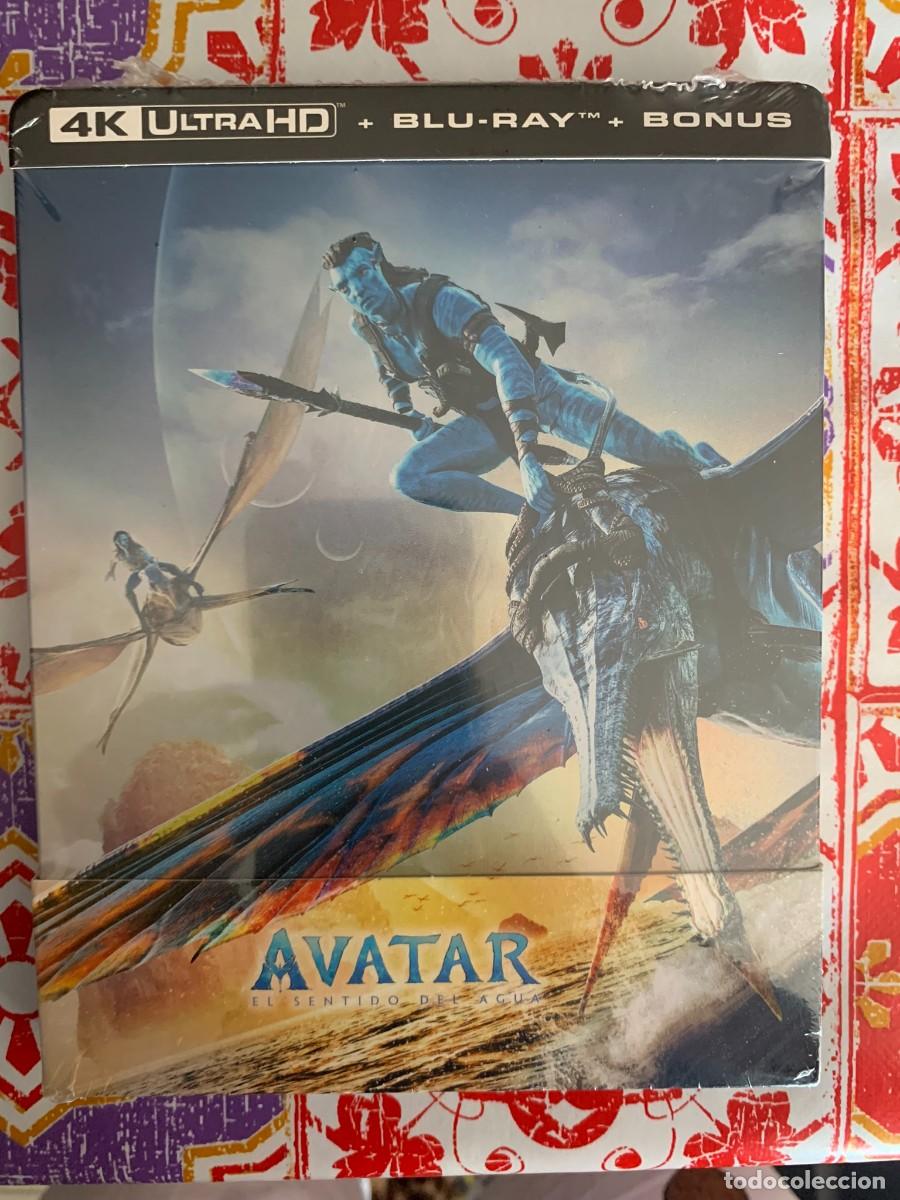 Cine: AVATAR II EL SENTIDO DEL AGUA (CAMERON, 2022) - EDICION METALICA COLECCIONISTA 4K ULTRA HD BLU RAY