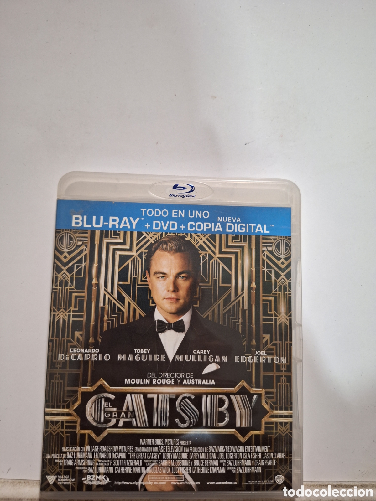Kino: BRS7 gran gatsby solo contiene el disco BLURAY SEGUNDAMANO