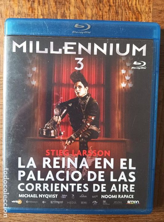 Cine: MILLENNIUM 3, la reina en el palacio de las corrientes de aire - BLU-RAY -